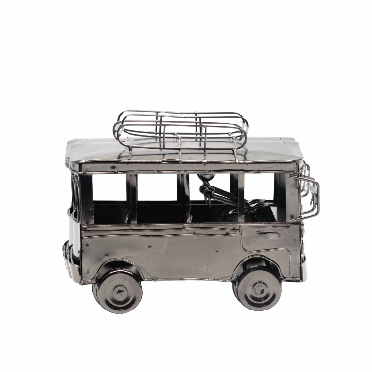Vintage Bus with Roof Rack