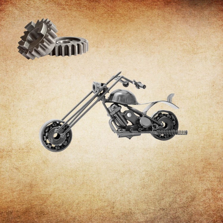 Handmade Nuts and Bolts Motorcycle - Low Seater