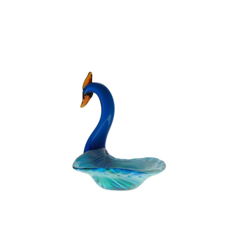 Glass Bowl Shape Peacock