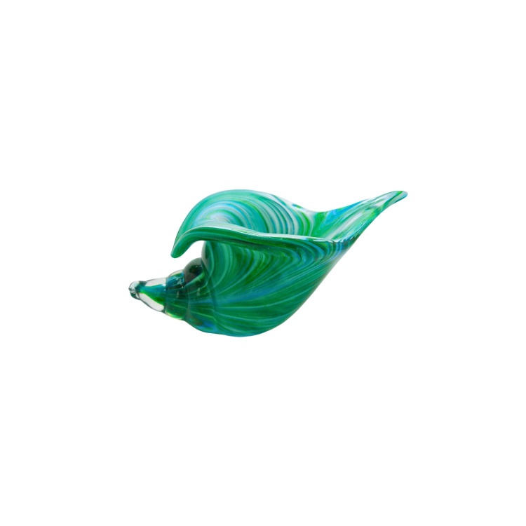 Blue and Green Seashell Candle