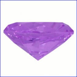 Box of 2cm x 2cm x 1.2cm Lilac Diamond