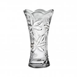 Crystal Cut Pointed Precision Flower Vase