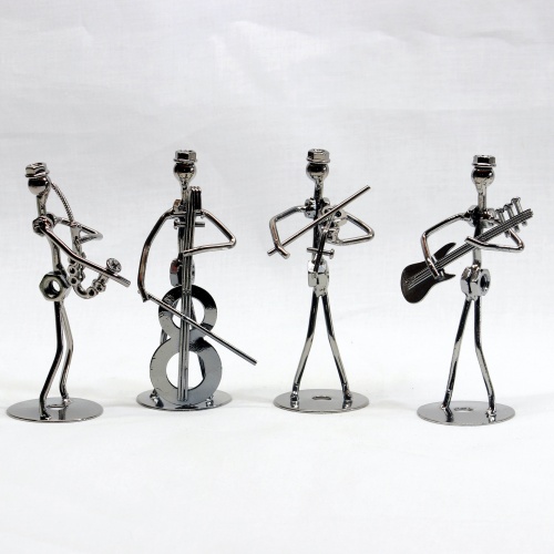 Musicians Set of 4 Chrome Plated