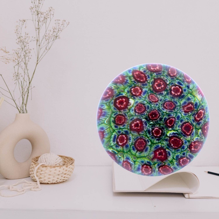 Zibo Art Glass Millefiori Glass Paperweight