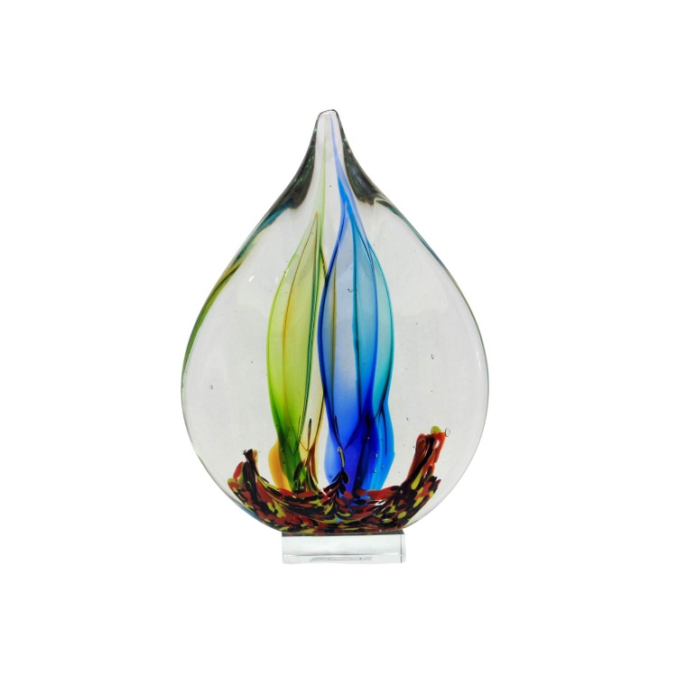Glass Teardrop Statue