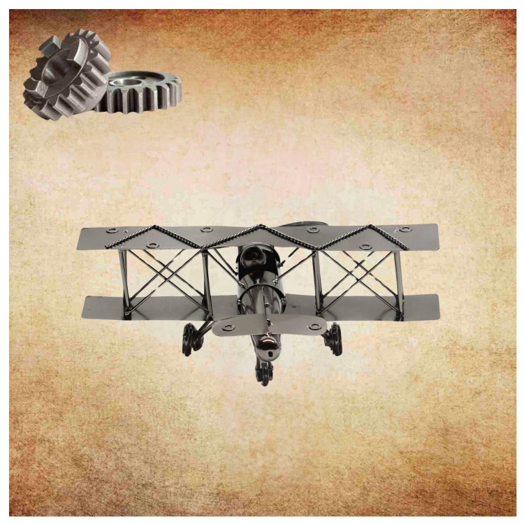 Handmade Nuts and Bolts Aircraft - Vintage Biplane