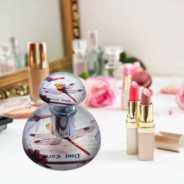 Glass Perfume Bottle - Dragonfly