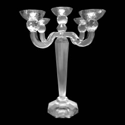 K9 Crystal Candle Holder 5 Arms