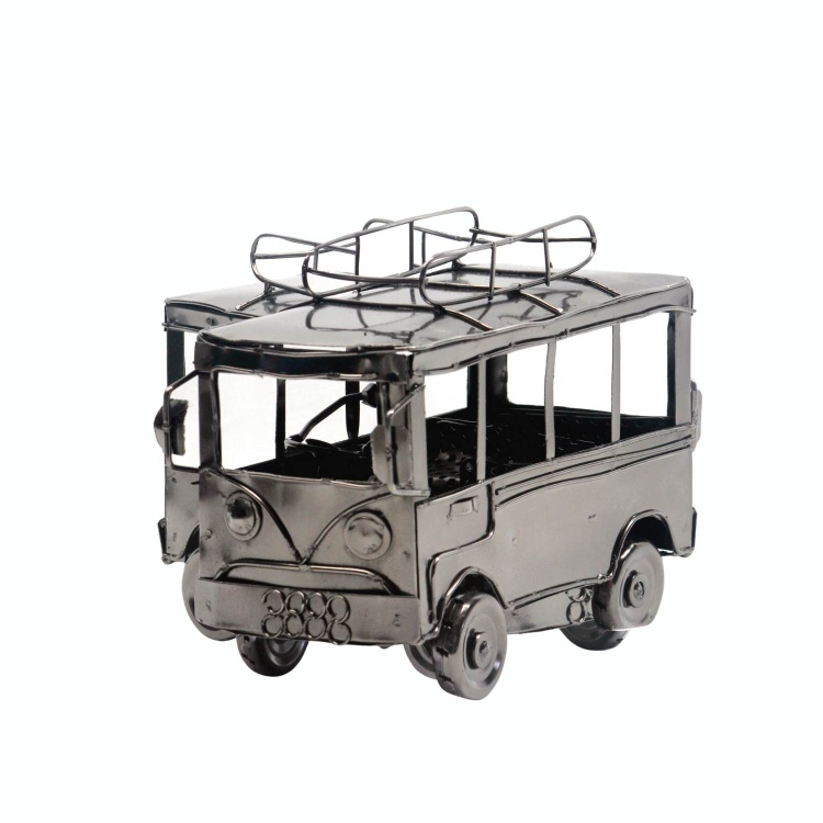Vintage Bus with Roof Rack