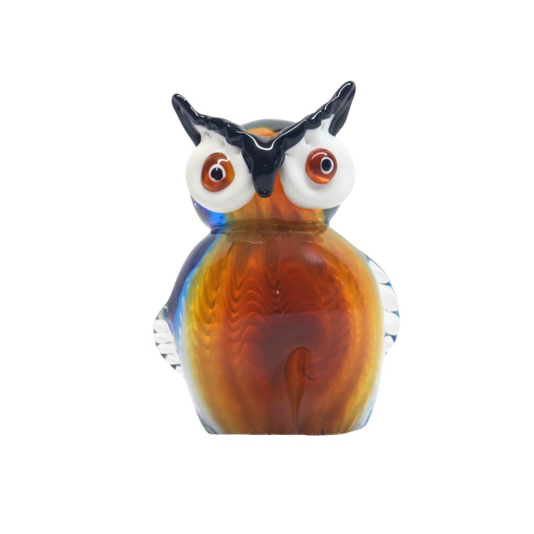 Coloured Glass Owl