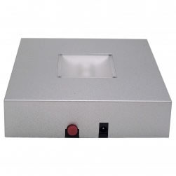 Cubic LED Light Std - Silver, AC and Battery(3xAAA) Operated