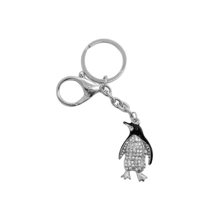 Key Chain in window Faced Box - Penguin