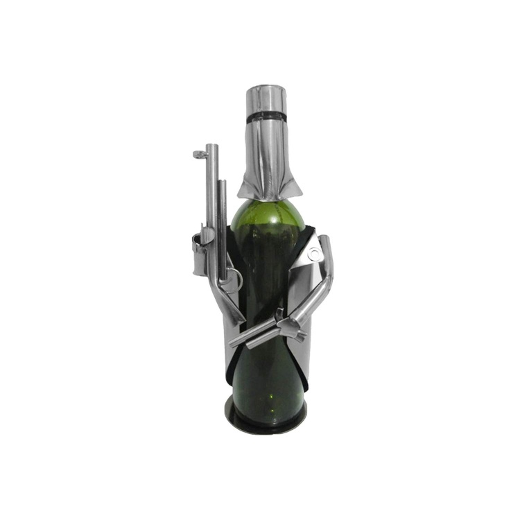 Ned Kelly Wine Bottle Holder Dual Guns