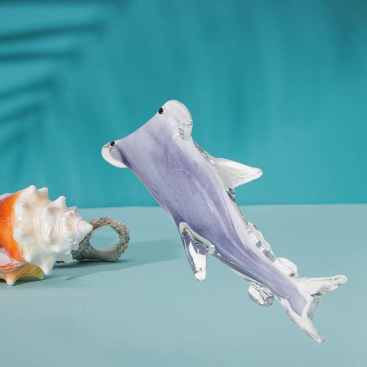 Zibo Handblown Art Glass - Hammer Head Shark