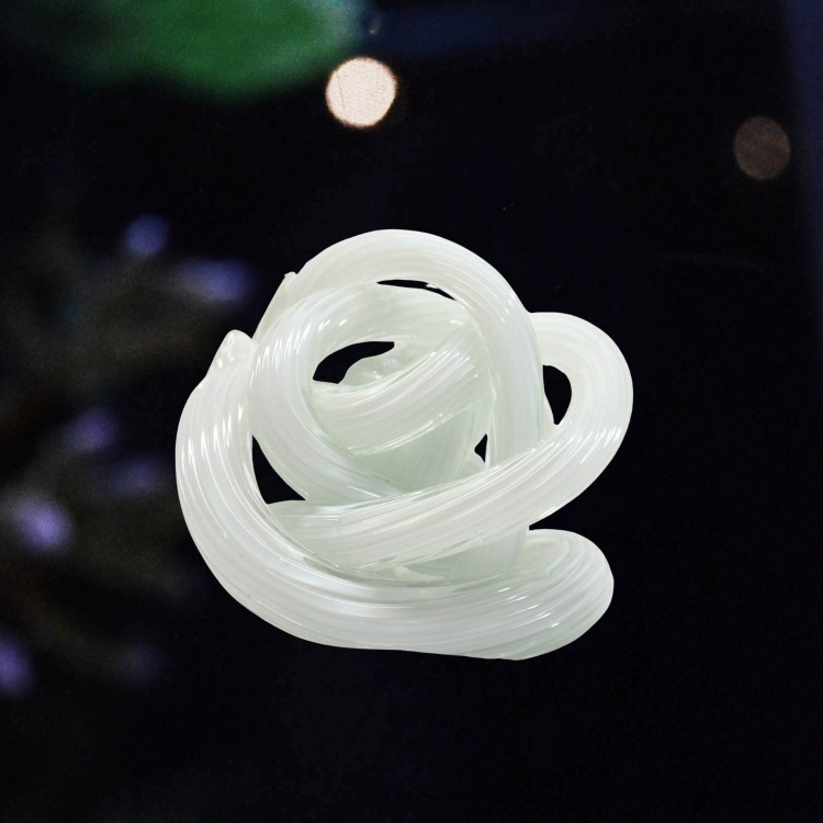 Glass Ball of Yarn, Milky White