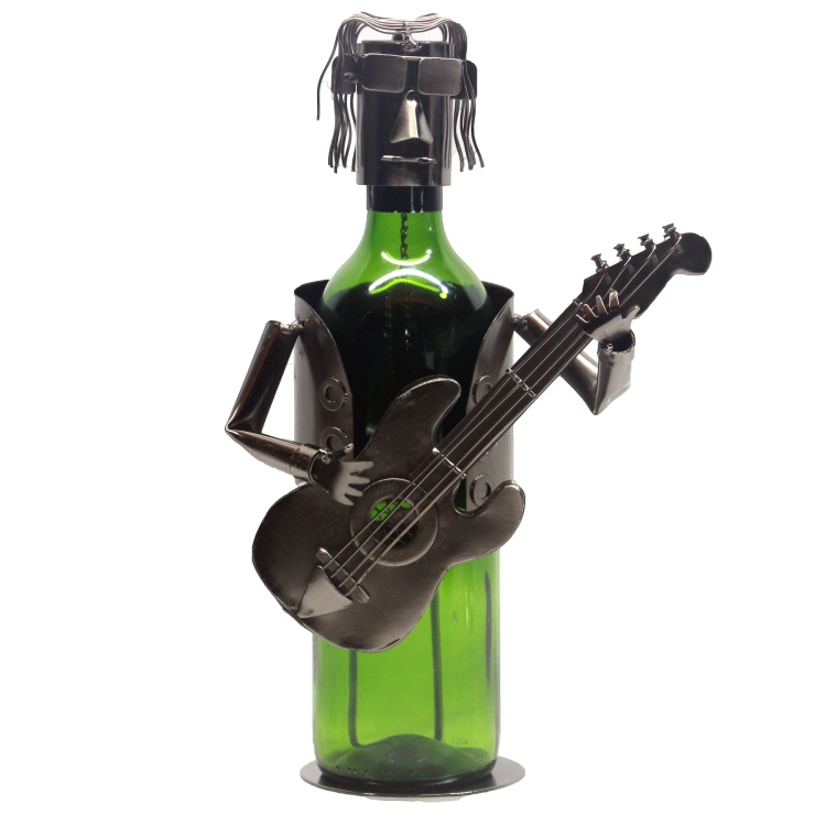 Guitar Man - Single Wine Bottle Holder