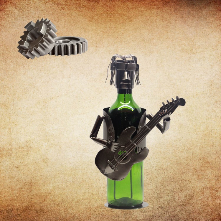 Guitar Man - Single Wine Bottle Holder