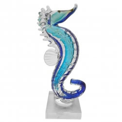 Clear and Blue Seahorse