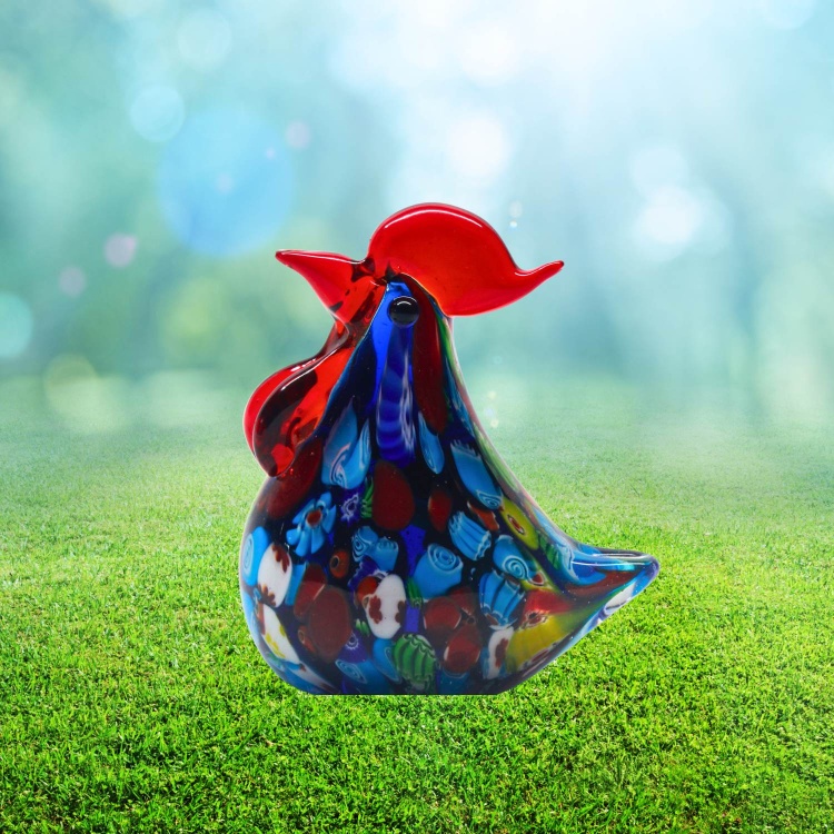 Zibo Handblown Art Glass - Hen (Gift Box)