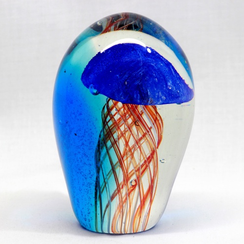 Floating Blue Jellyfish