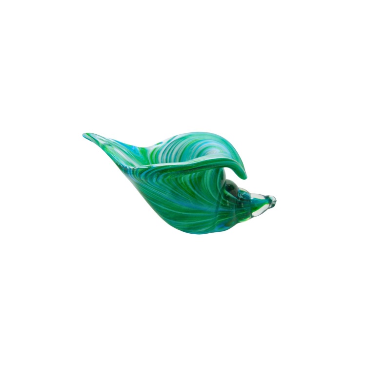 Blue and Green Seashell Candle