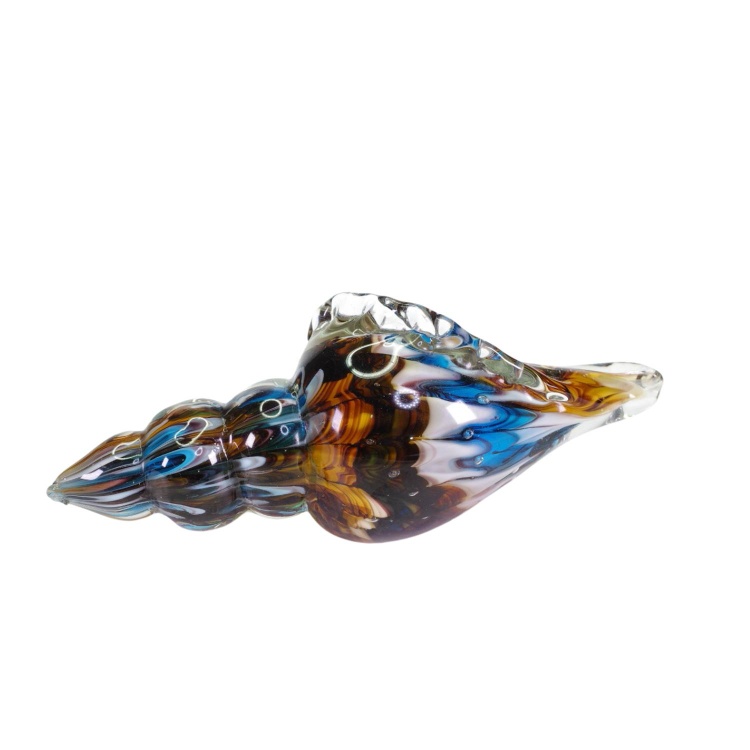 Mini Blue and Brown Shell