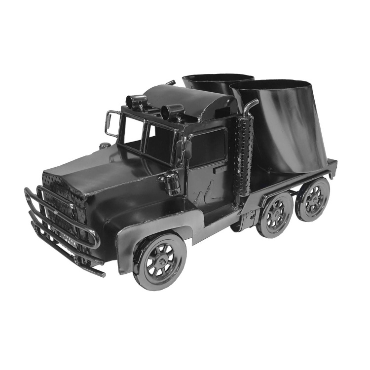 Handmade Nuts and Bolts Mack Truck Roadster Wine Bottle Holder