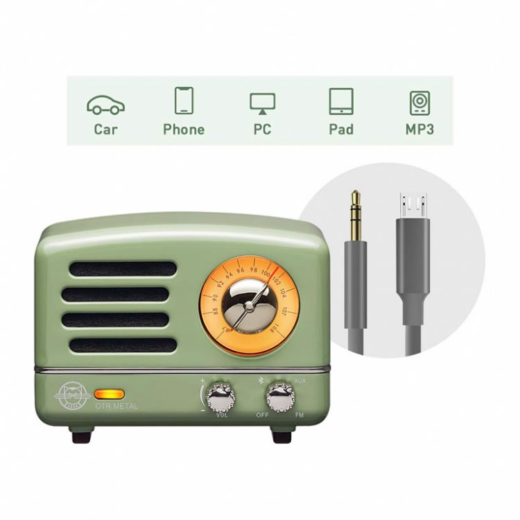 Green OTR Metal SE Bluetooth Speaker