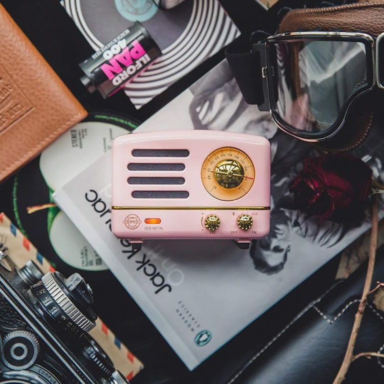 Pink OTR Metal SE Bluetooth Speaker