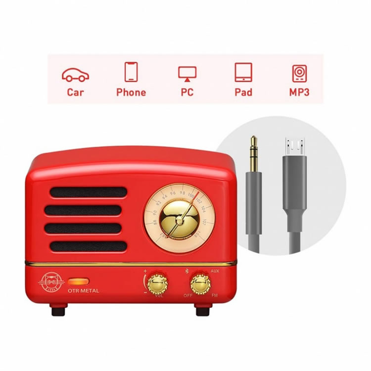 Red OTR Metal SE Bluetooth Speaker