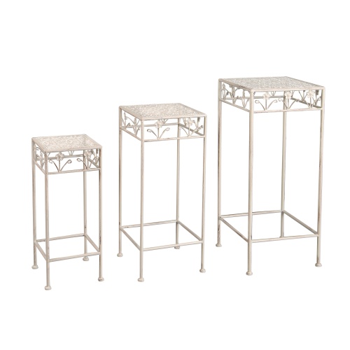 Floral Planter Stand S/3