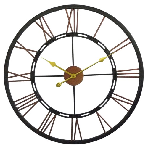 French Country Metal Clock