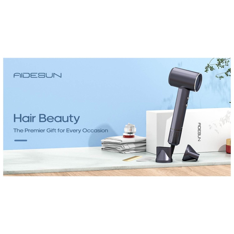 Aidesun UltraSpeed Hair Dryer 66m/s Airflow (Pink)