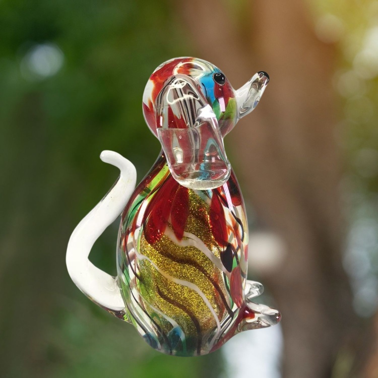 Zibo Handblown Art Glass - Dog