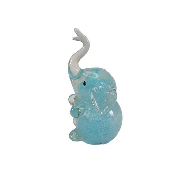 Zibo Handblown Art Glass - Baby Elephant