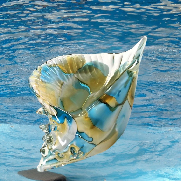 Zibo Handblown Art Glass - Seashell