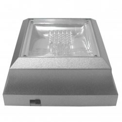 Coloured LED Light Stand - Silver