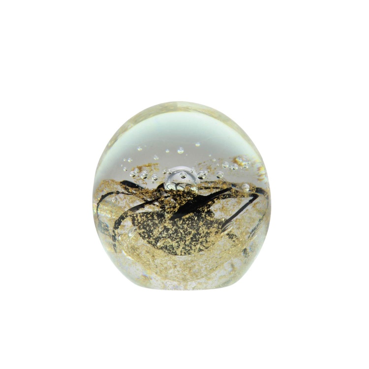 Handblown Small Zibo Art Glass Paperweight Set of 4